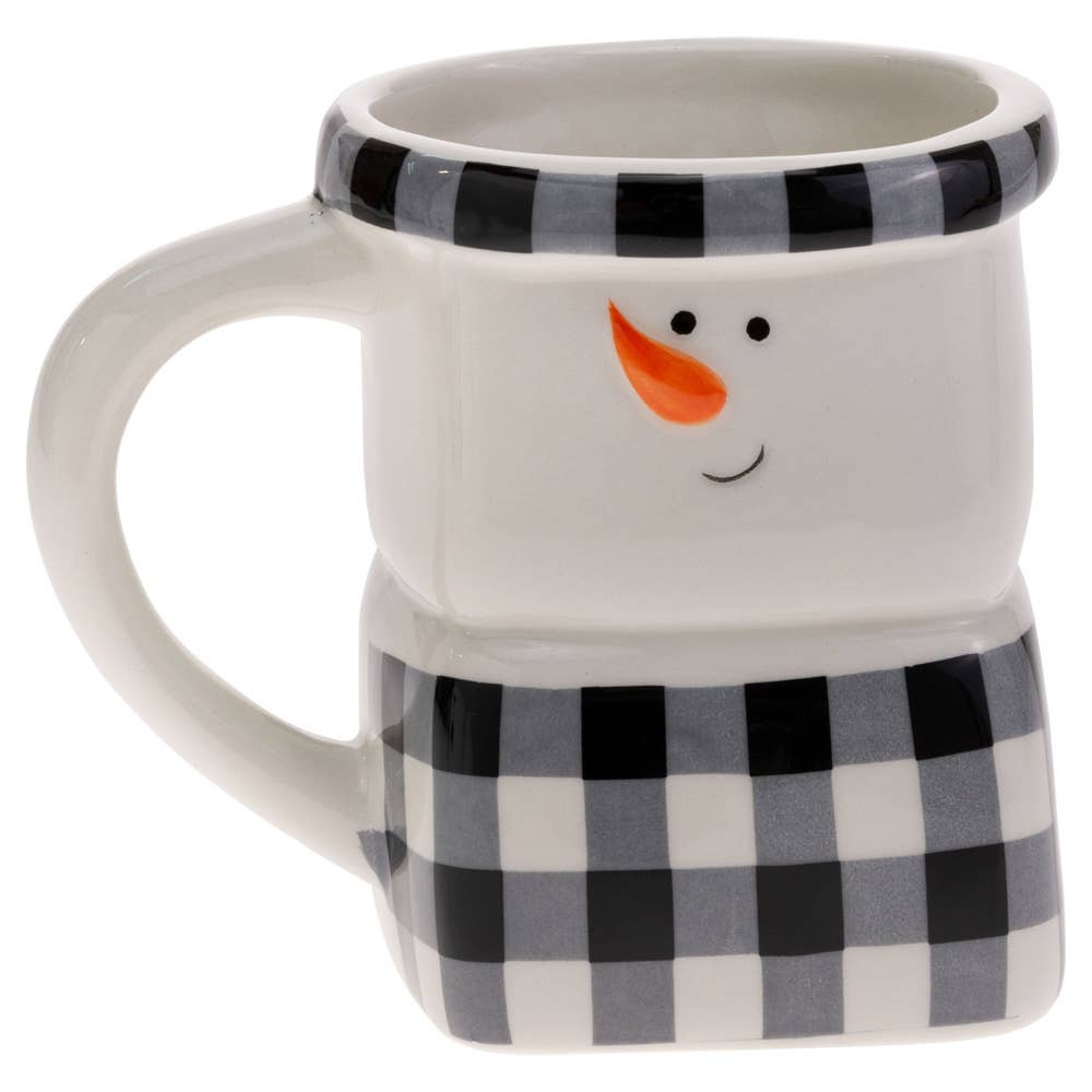 Joyous Snowman Ceramic Mug