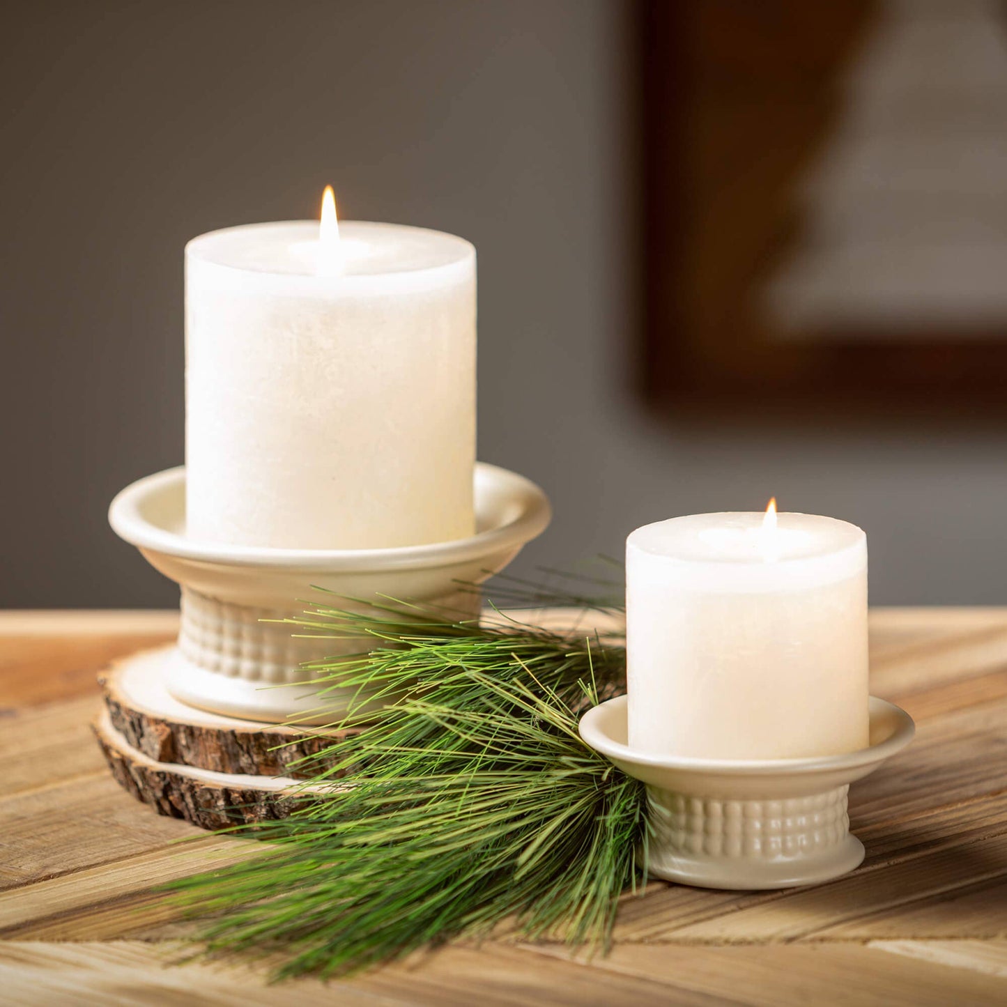 
                  
                    LARGE CANDLE PEDESTAL TRAY
                  
                