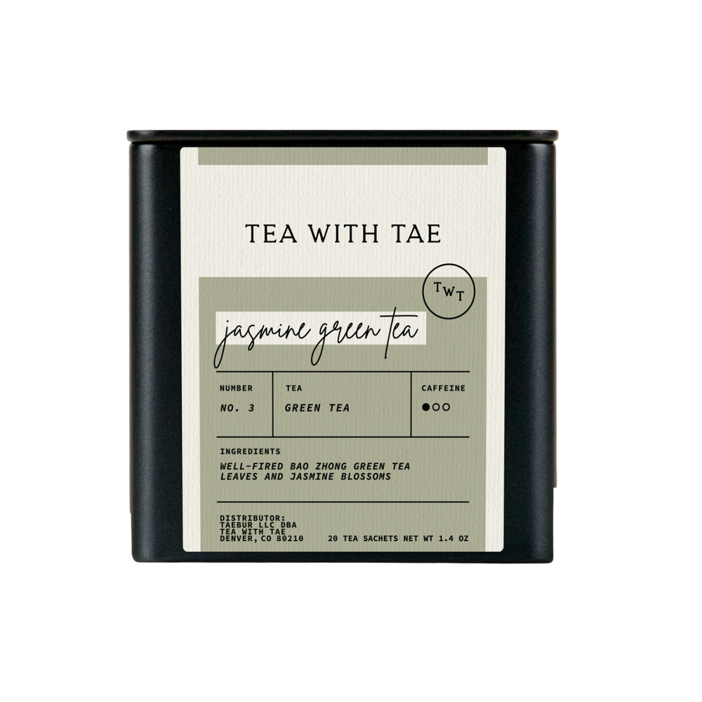 Jasmine Green Chinese Tea Gift Tin (20 tea bags)