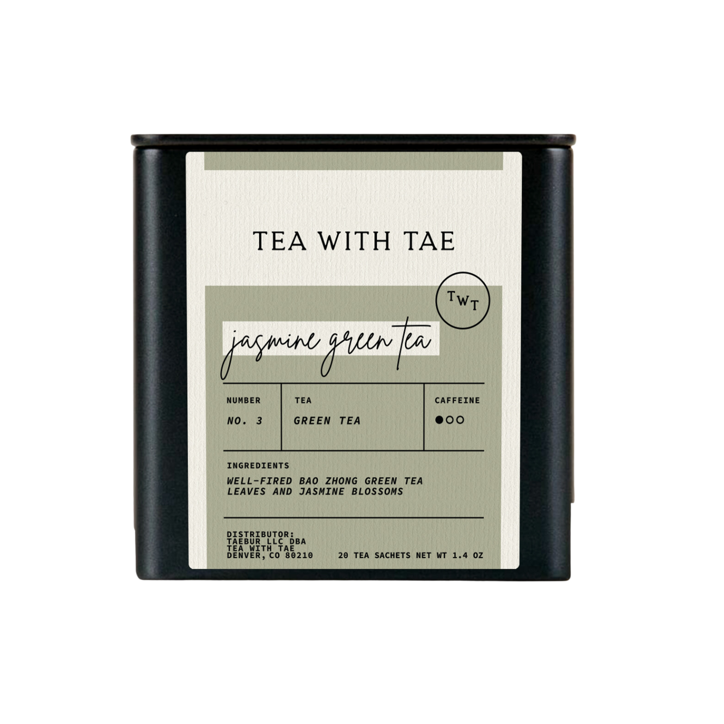 
                  
                    Jasmine Green Chinese Tea Gift Tin (20 tea bags)
                  
                