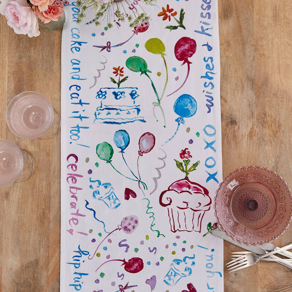 
                  
                    Happy Birthday Watercolor Runner
                  
                