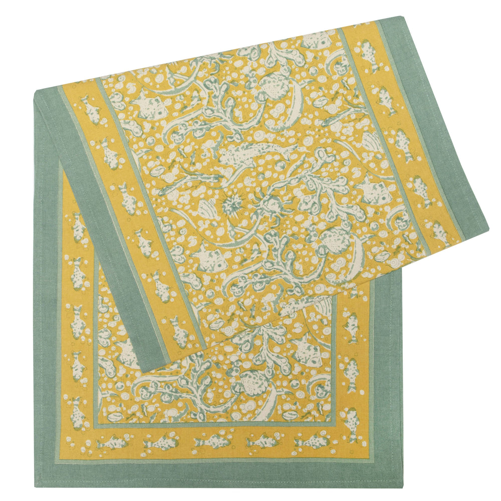 
                  
                    La Mer Aqua & Citrine Table Runners
                  
                