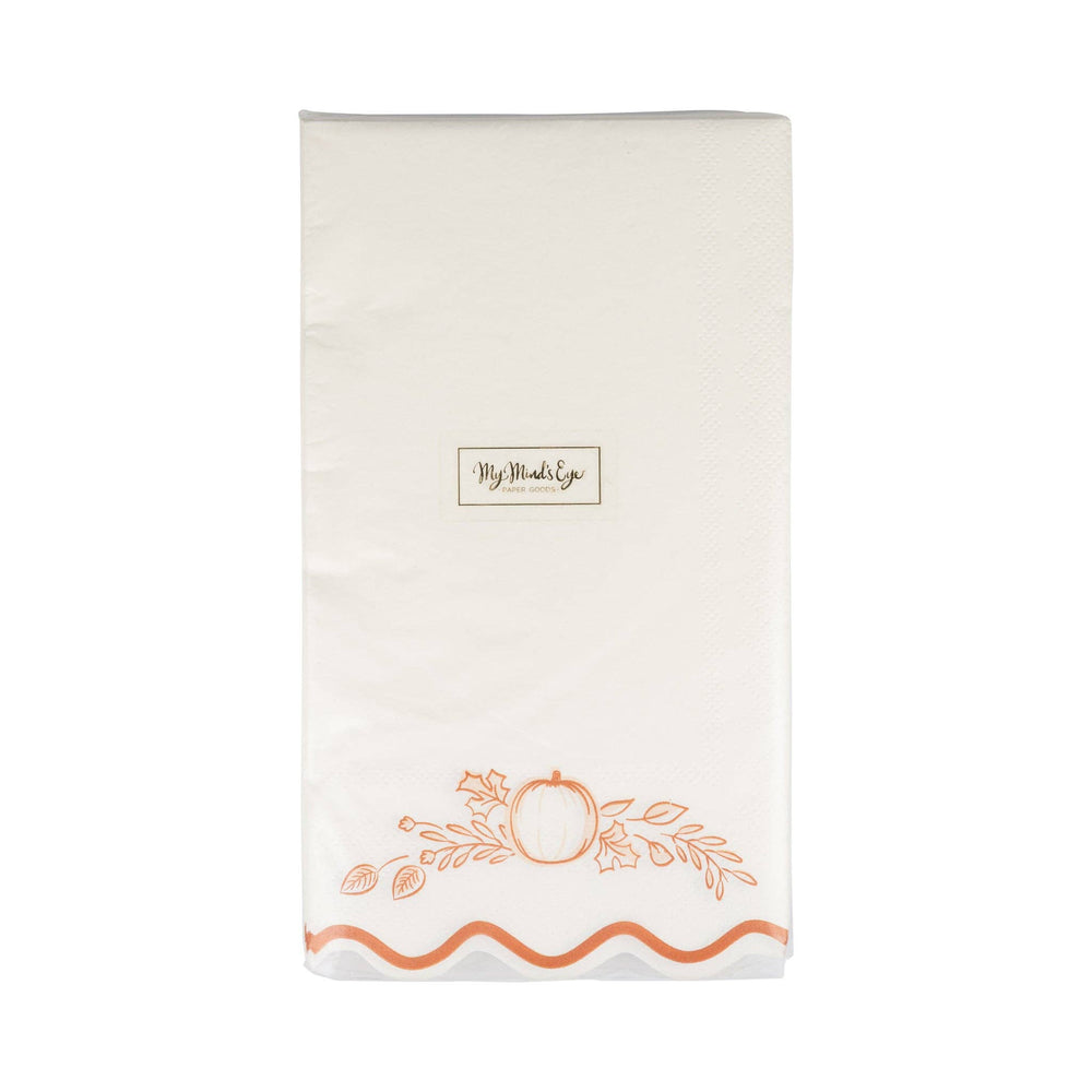 
                  
                    Falloween Pumpkin Guest Napkin
                  
                