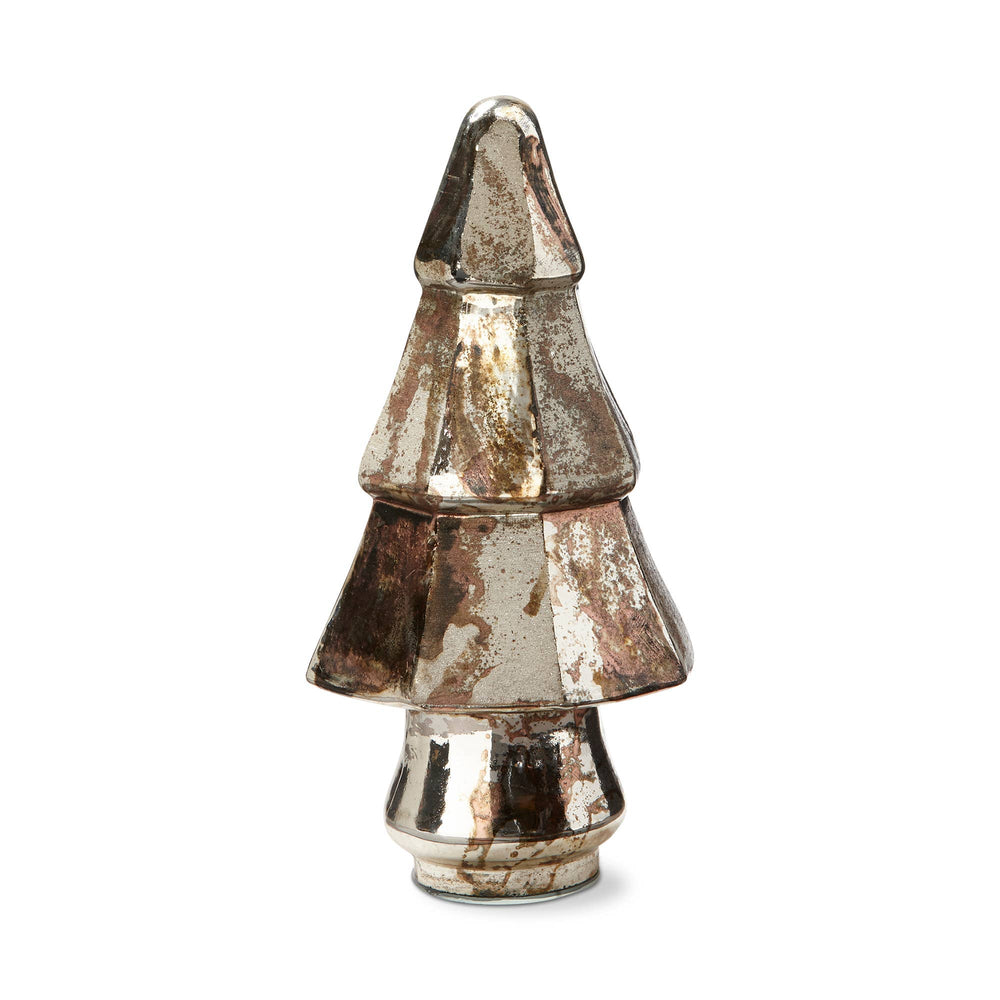 Lustre Glass Tree Decor Medium - Antique Gold