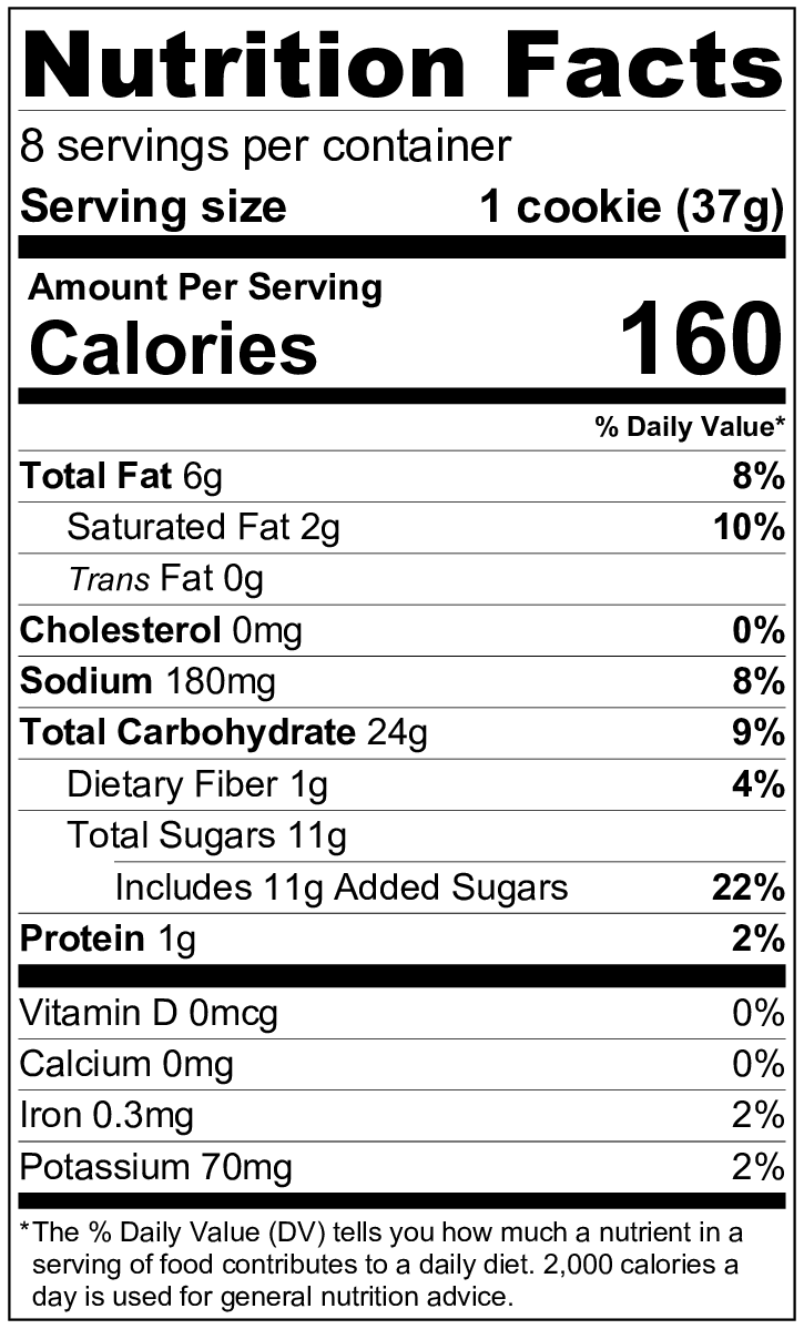 
                  
                    Gluten Free Snickerdoodle Cookie
                  
                