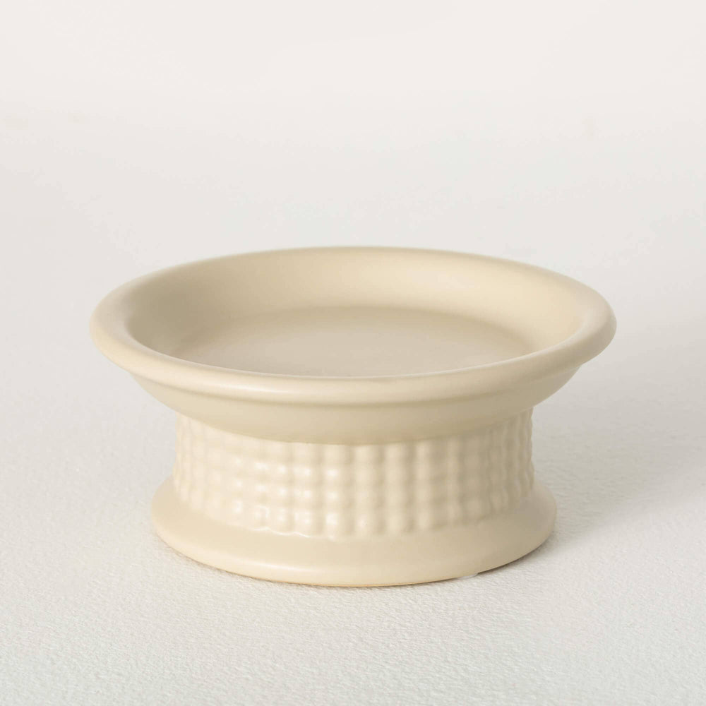 LARGE CANDLE PEDESTAL TRAY