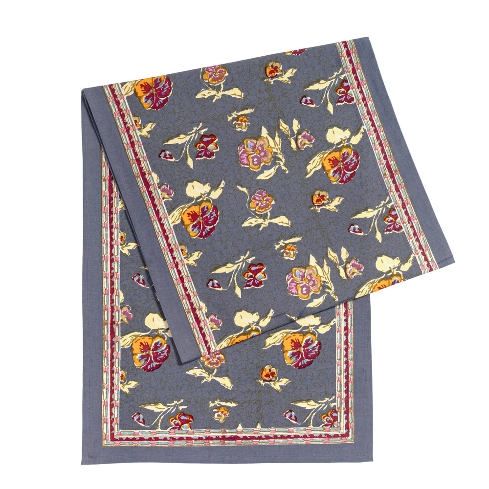 
                  
                    Pansy Red/Grey Table Runner
                  
                