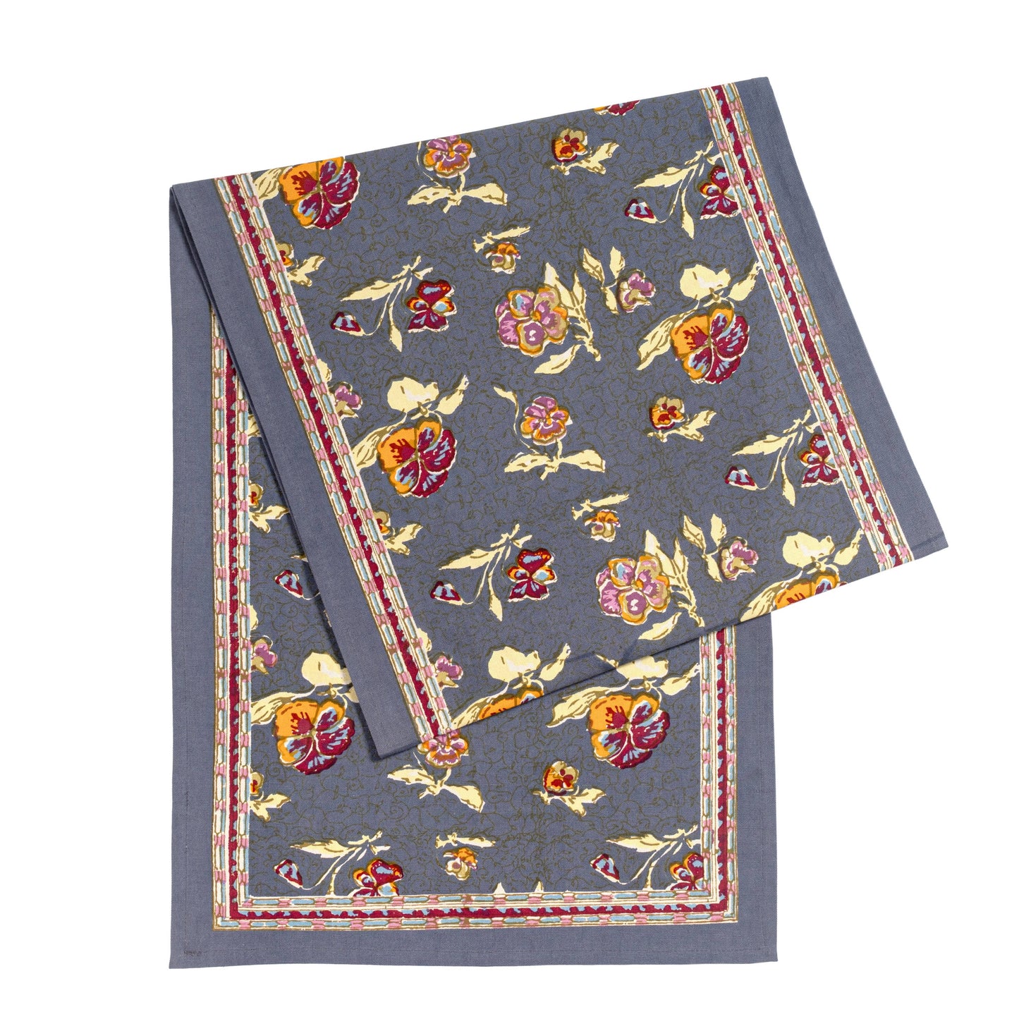 
                  
                    Pansy Red/Grey Table Runner
                  
                
