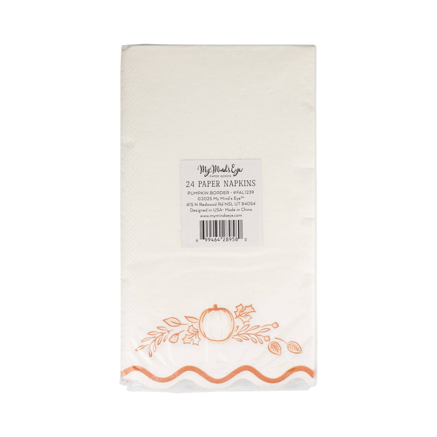 
                  
                    Falloween Pumpkin Guest Napkin
                  
                