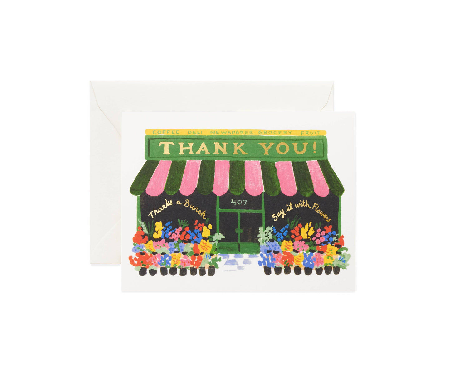 
                  
                    Flower Shop Thank You Card
                  
                