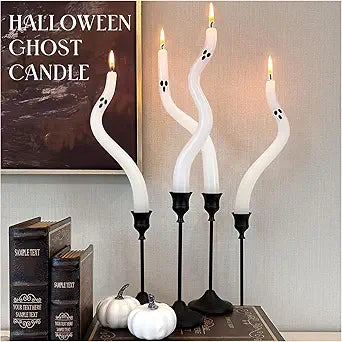 Ghost Taper Candles
