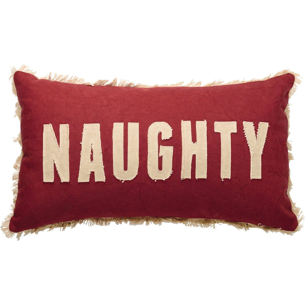 
                  
                    Naughty Nice Pillow
                  
                