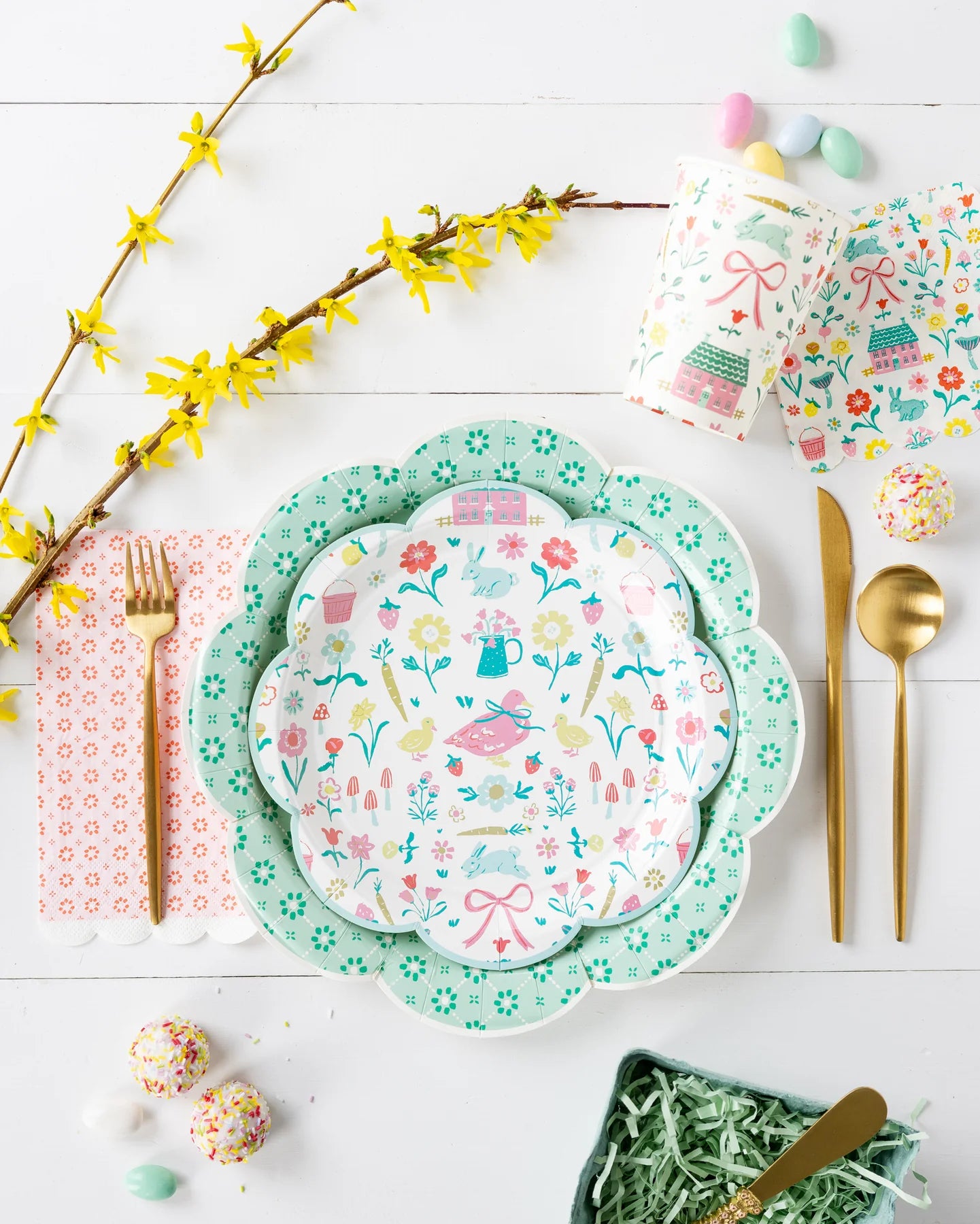 
                  
                    Pink Wicker Dinner Napkin
                  
                