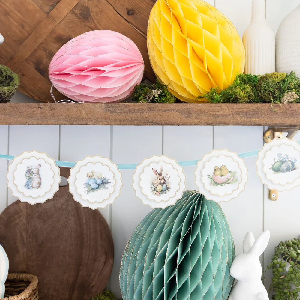 
                  
                    Vintage Easter honeycomb eggs
                  
                