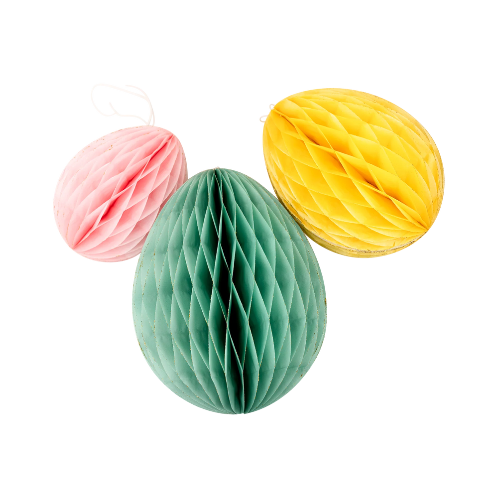 
                  
                    Vintage Easter honeycomb eggs
                  
                