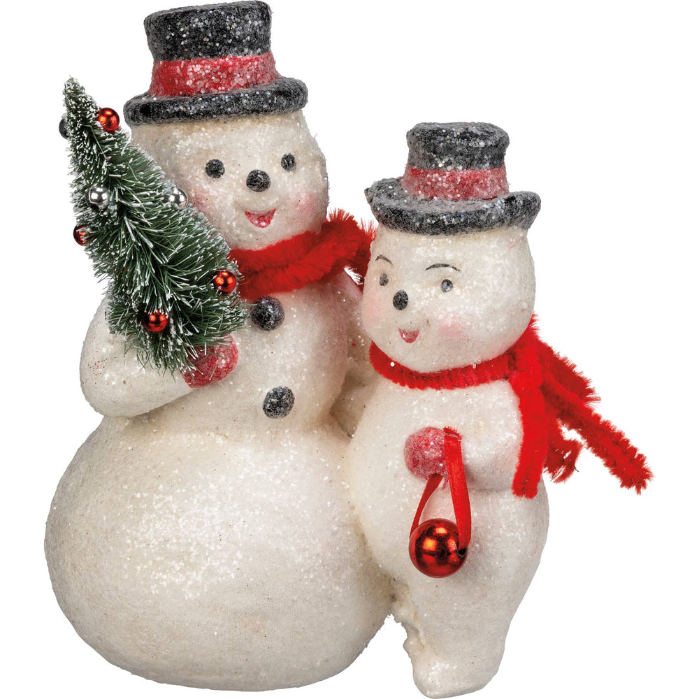 Snowman Pair Figurine