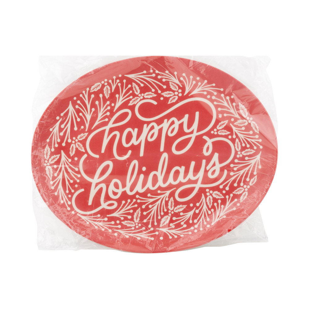 
                  
                    TYC1130 - Happy Holidays Oval Bamboo Tray 12x15
                  
                