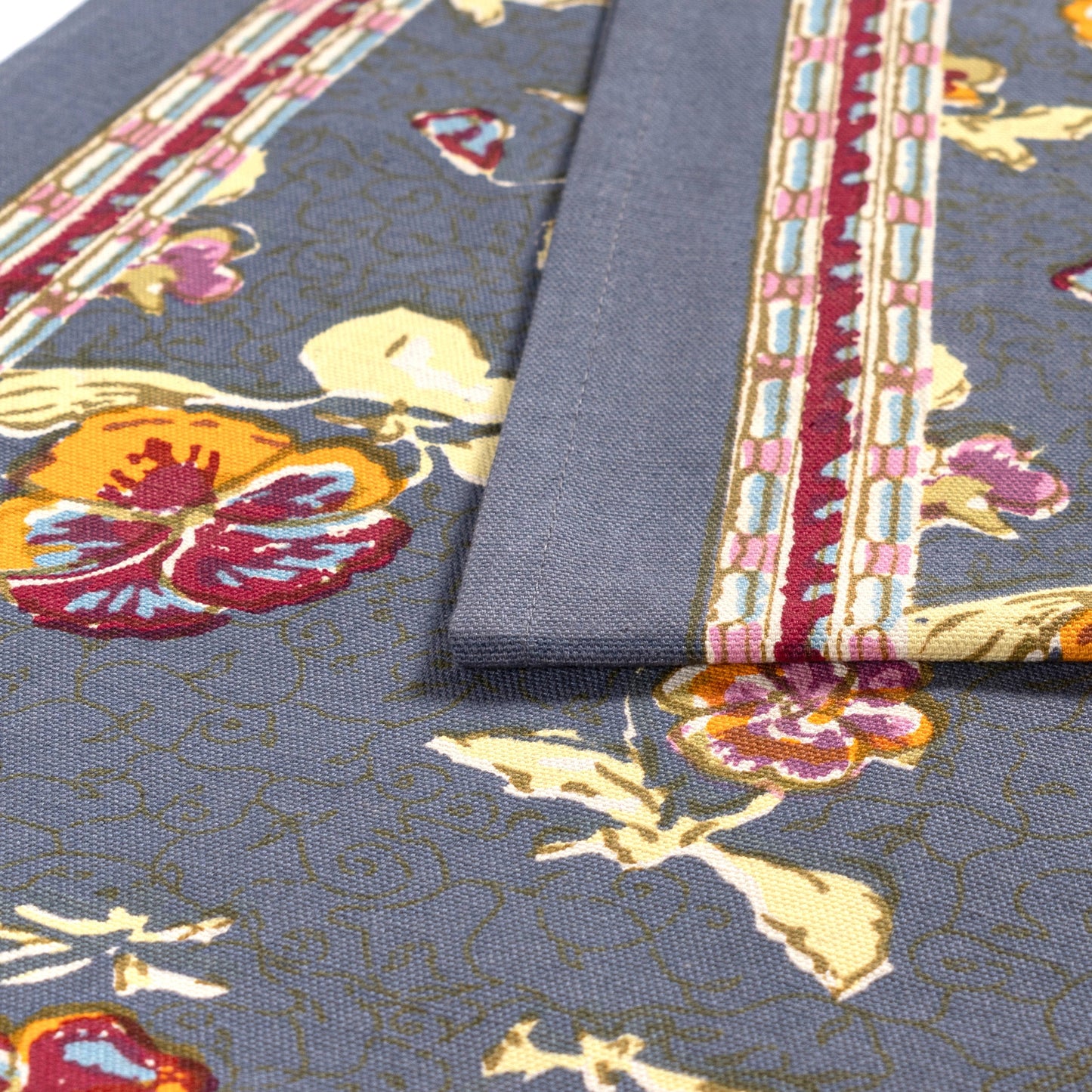 
                  
                    Pansy Red/Grey Table Runner
                  
                