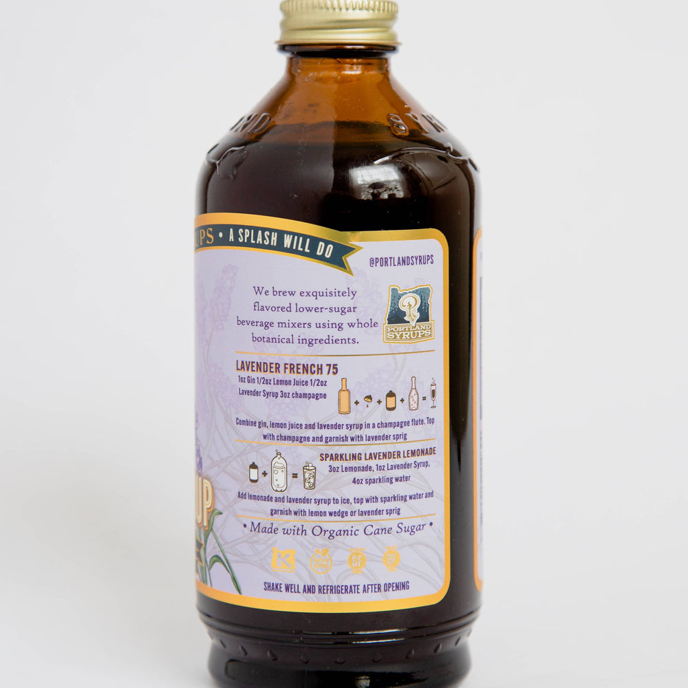 
                  
                    Lavender Syrup 12oz - cocktail / mocktail beverage mixer
                  
                