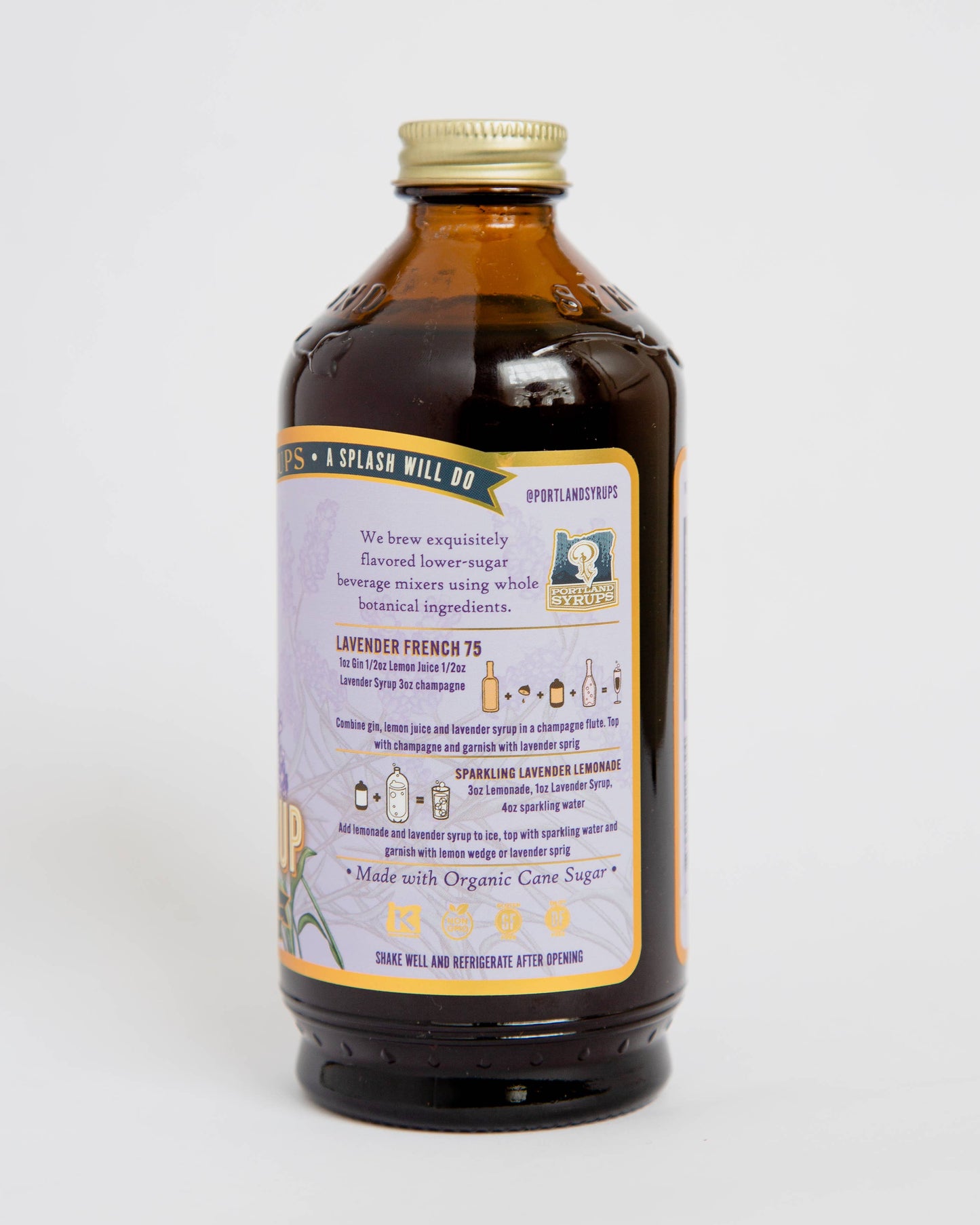 
                  
                    Lavender Syrup 12oz - cocktail / mocktail beverage mixer
                  
                