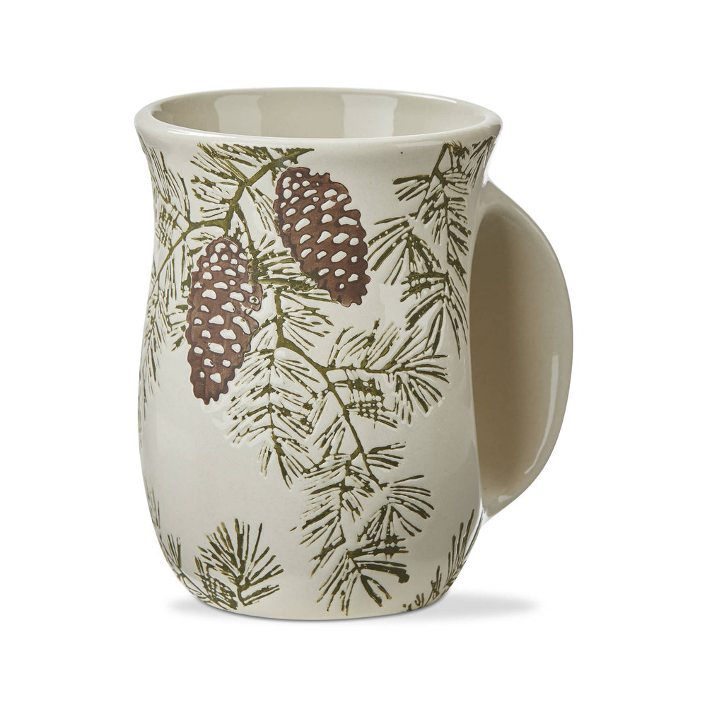 Pine Cone Handwarmer Ceramic Coffee Mug