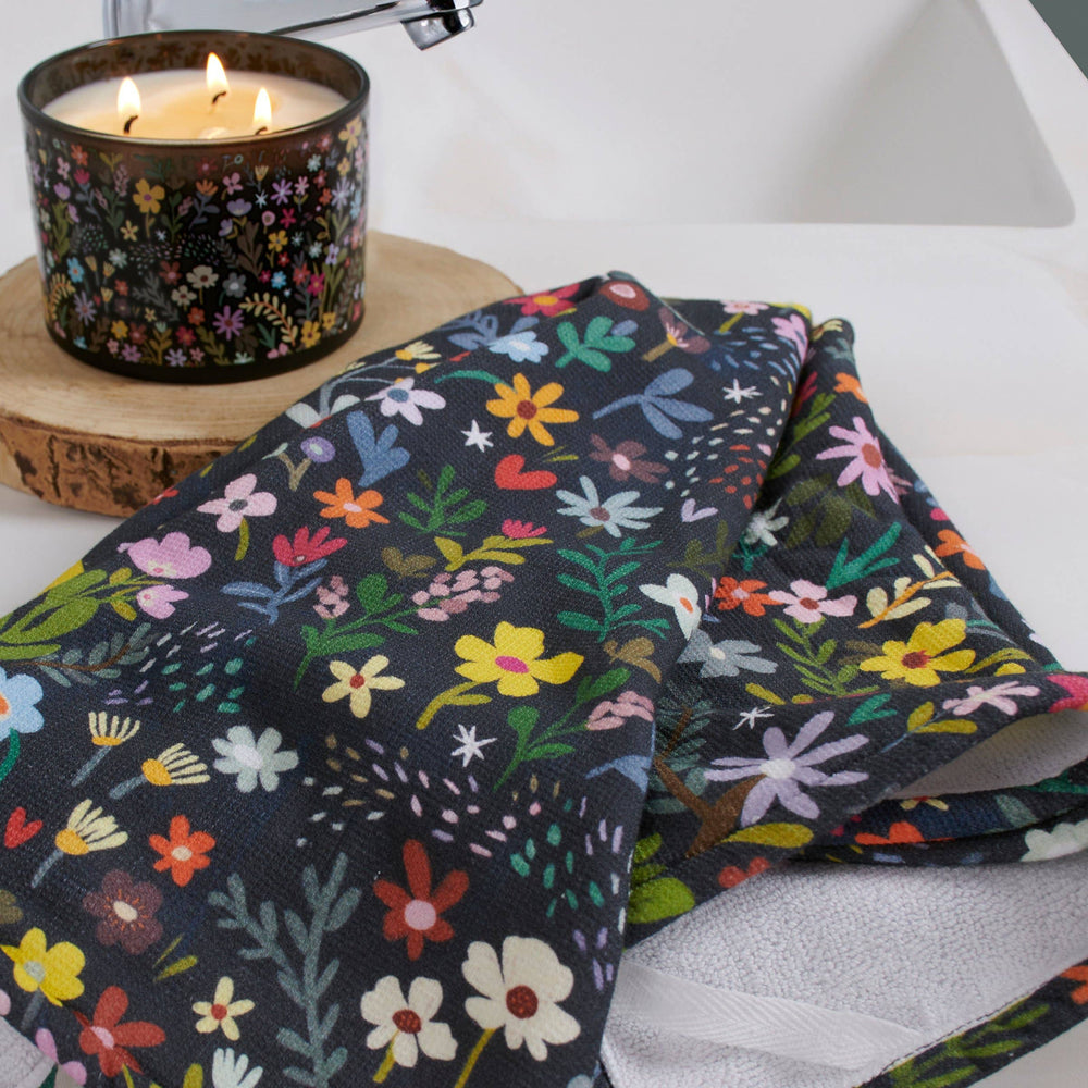 
                  
                    Dark Floral Kitchen Towel
                  
                