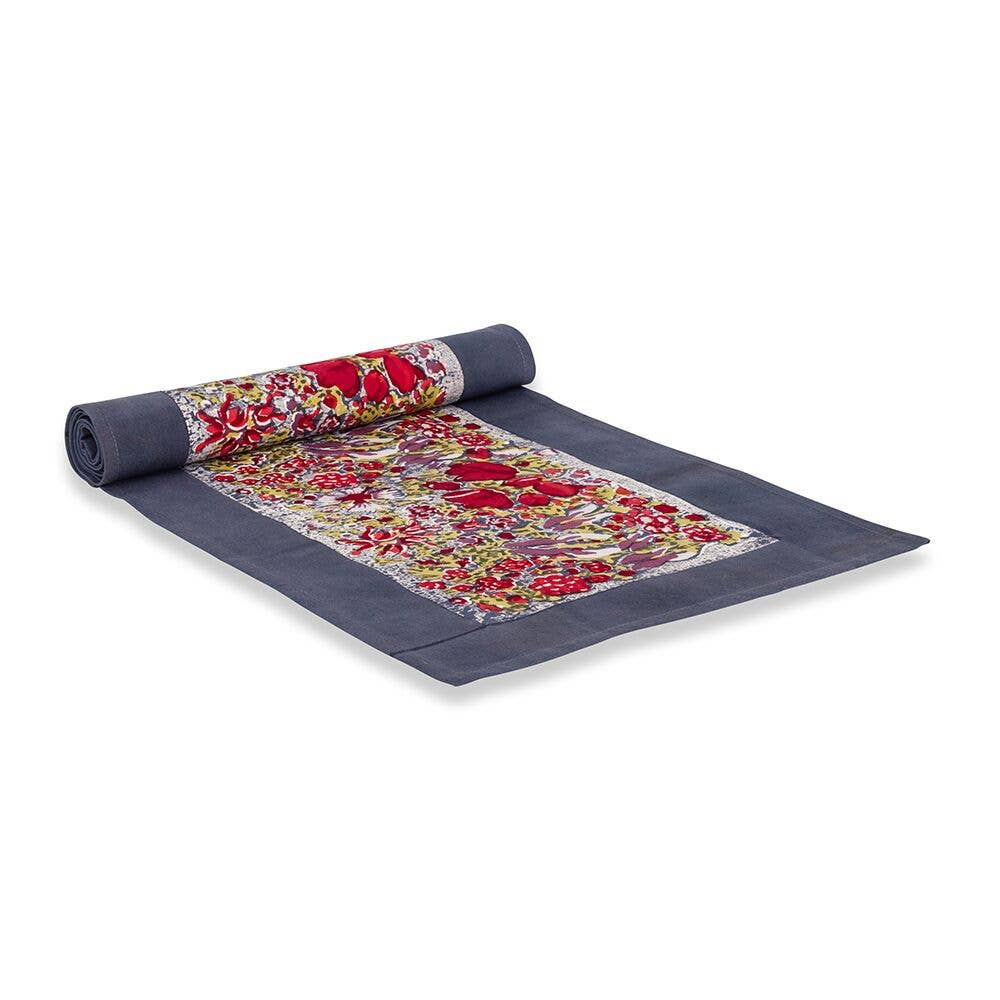 Jardin Red & Grey Table Runners