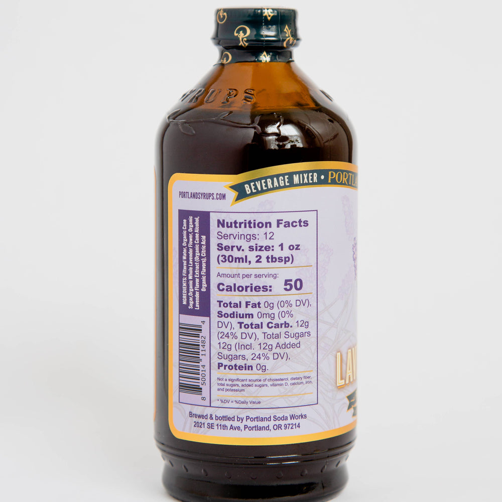 
                  
                    Lavender Syrup 12oz - cocktail / mocktail beverage mixer
                  
                