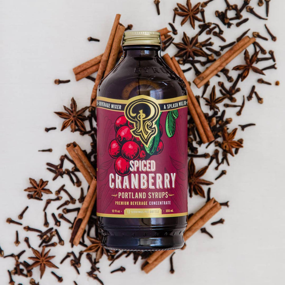 
                  
                    Spiced Cranberry Syrup 12 oz - cocktail / mocktail drink mix
                  
                
