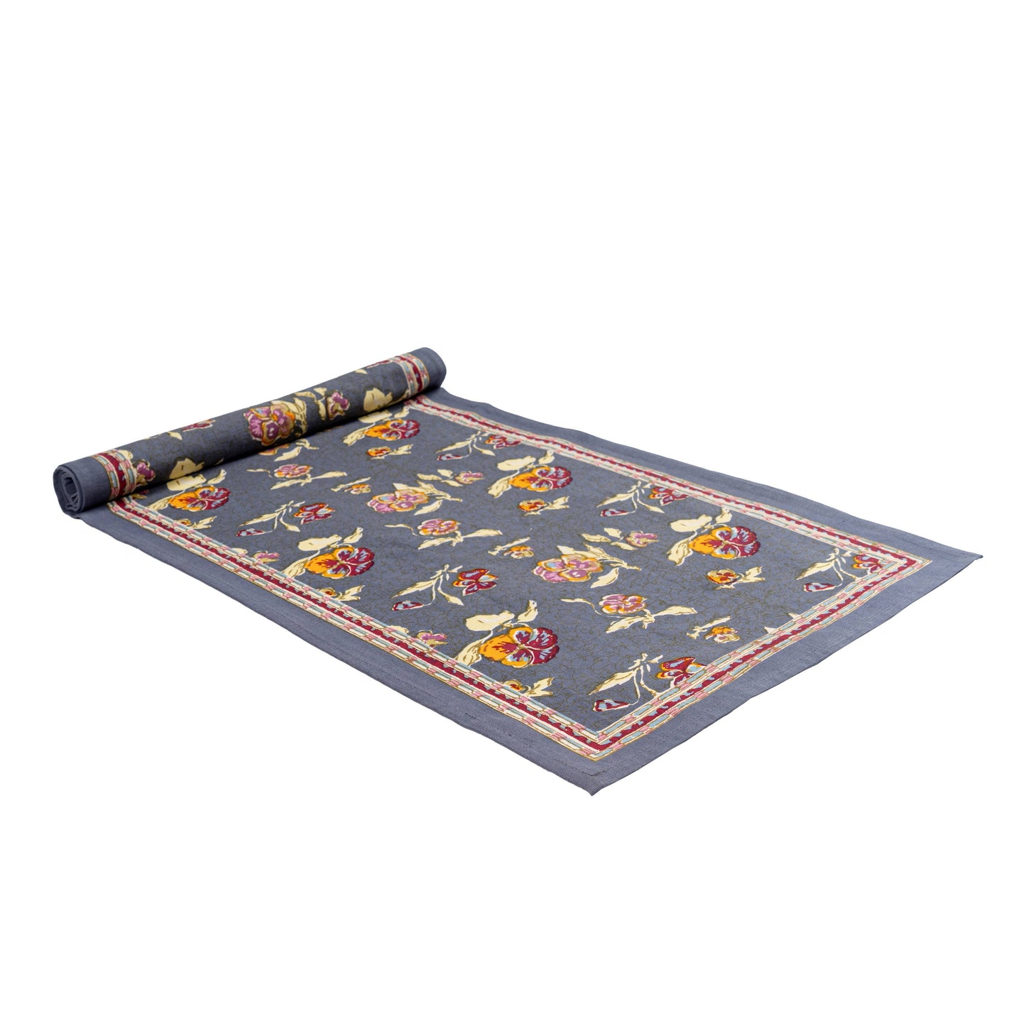 
                  
                    Pansy Red/Grey Table Runner
                  
                