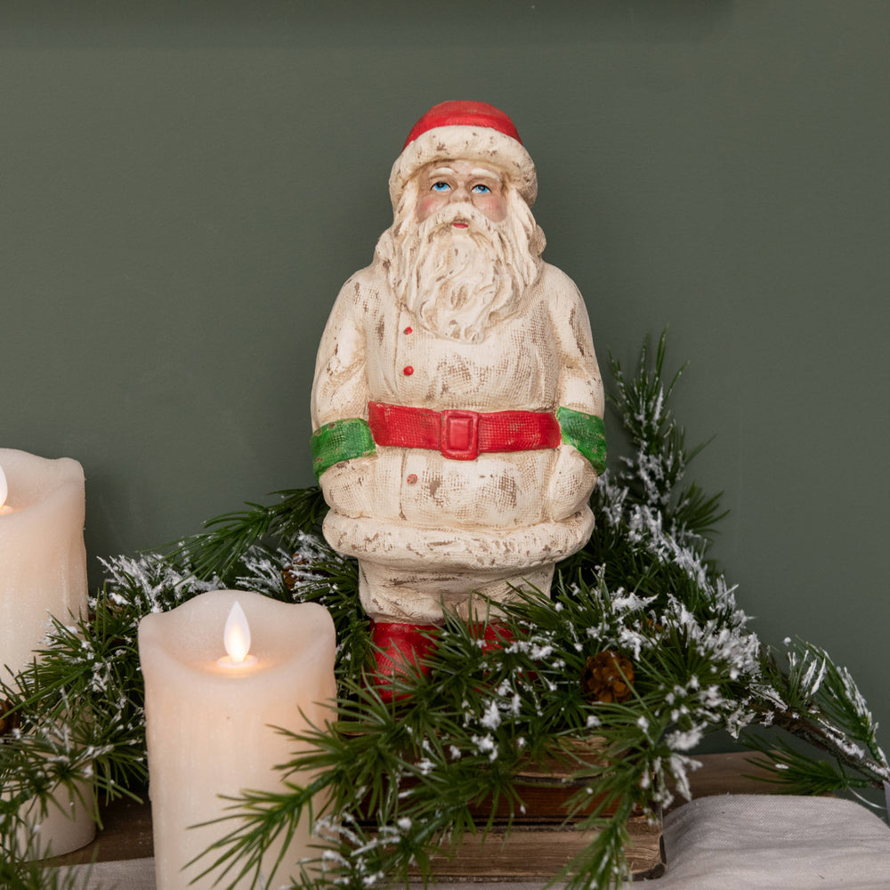 RED, GREEN & WHITE VINTAGE SANTA
