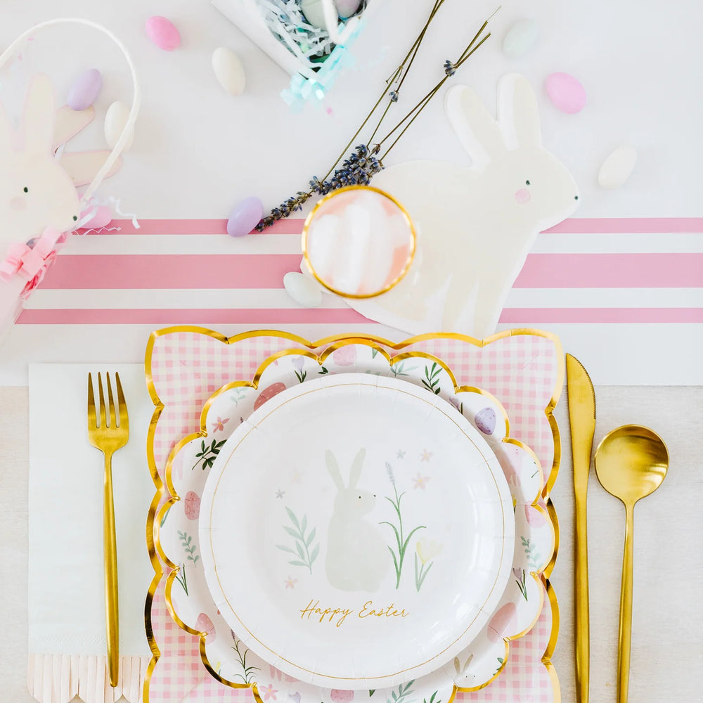 
                  
                    Pink Gingham Plate
                  
                